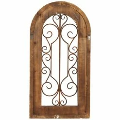 Buy 🌟 Grayson Lane 38-in x 20-in Brown Metal Rustic Ornamental Wall Decor ✨ -GRAYSON LANE Sales 2022 330940783 AlternateImage8 l