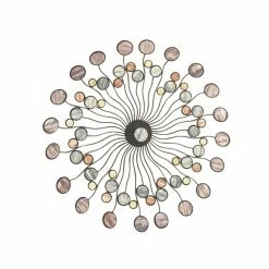 Outlet 😉 Grayson Lane 27-in x 27-in Modern Ornamental Wall Decor - Multicoloured Metal 🥰