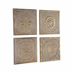 Best deal 🎉 Grayson Lane 17-in x 17-in Gold Metal Eclectic Wall Decor - Set of 4 😍 -GRAYSON LANE Sales 2022 330940795 AlternateImage7 l