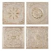 Best deal 🎉 Grayson Lane 17-in x 17-in Gold Metal Eclectic Wall Decor - Set of 4 😍