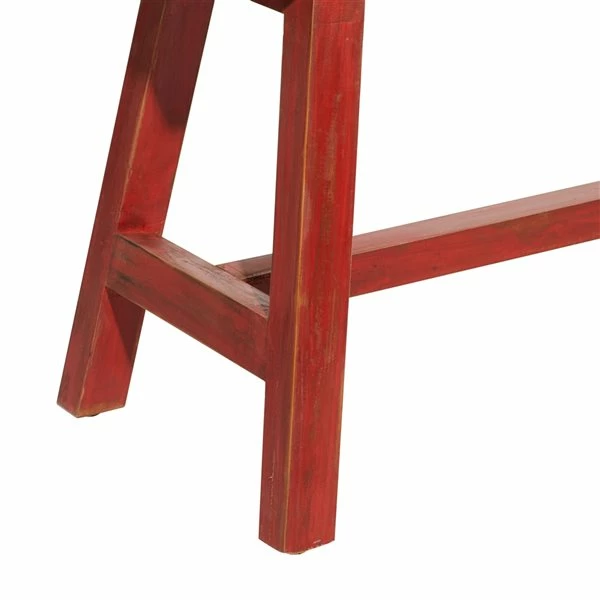 Cheapest ๐ Grayson Lane 17-in x 35-in Farmhouse Brown Wood Bench ๐งจ 4 Cheapest ๐ Grayson Lane 17-in x 35-in Farmhouse Brown Wood Bench ๐งจ - Image 4