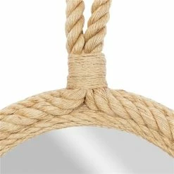 Best deal ⭐ Grayson Lane 34-in x 23-in Round Brown Coastal Framed Wall Mirror ✨ -GRAYSON LANE Sales 2022 330940801 AlternateImage4 l