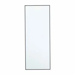 Brand new π Grayson Lane 36-in x 14-in Rectangle Black Contemporary Framed Wall Mirror β€οΈ