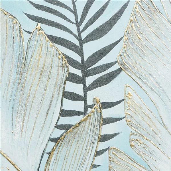 Deals ๐ Grayson Lane 40-in x 30-in Gold Wood Framed Coastal Style Wall Art with Blue Canvas ๐ 4 Deals ๐ Grayson Lane 40-in x 30-in Gold Wood Framed Coastal Style Wall Art with Blue Canvas ๐ - Image 4