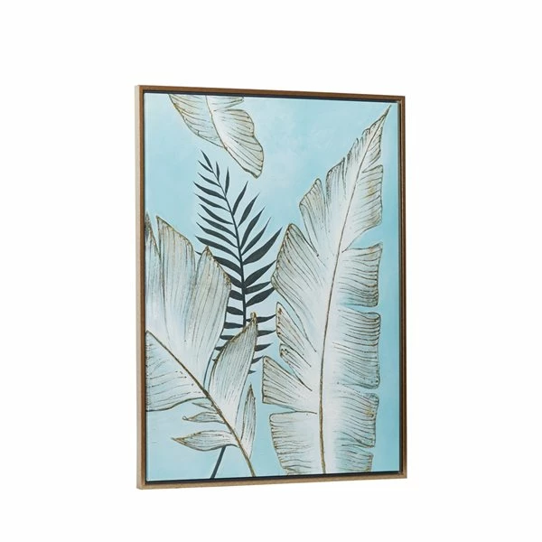 Deals ๐ Grayson Lane 40-in x 30-in Gold Wood Framed Coastal Style Wall Art with Blue Canvas ๐ 5 Deals ๐ Grayson Lane 40-in x 30-in Gold Wood Framed Coastal Style Wall Art with Blue Canvas ๐ - Image 5