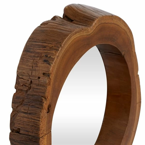 Best Sale 🥰 Grayson Lane 13-in x 13-in Round Brown Rustic Framed Wall Mirror - Set of 4 🧨 3 Best Sale 🥰 Grayson Lane 13-in x 13-in Round Brown Rustic Framed Wall Mirror - Set of 4 🧨 - Image 3