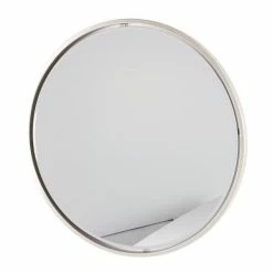 Cheapest 💯 Grayson Lane 30-in x 30-in Round Silver Contemporary Framed Wall Mirror 😍 -GRAYSON LANE Sales 2022 330940829 AlternateImage5 l