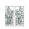 Budget 🛒 Grayson Lane 14-in x 32-in Black Metal Traditional Floral Wall Decor - Set of 2 🔥