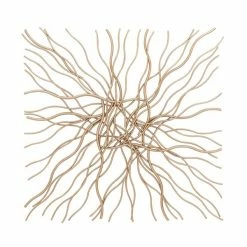 Coupon ๐ Grayson Lane 40-in x 40-in Gold MetalContemporary Abstract Wall Decor โจ