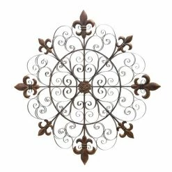 Promo 🤩 Grayson Lane 42-in Brown Metal Rustic Wall Decor 🌟