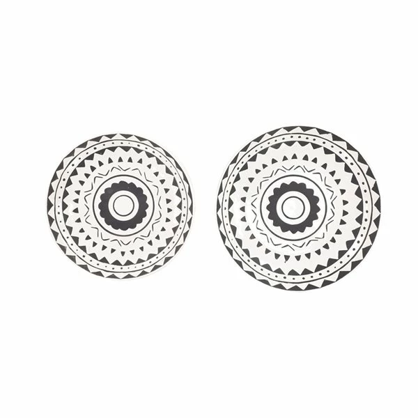 Coupon 😉 Grayson Lane 15-in x 14-in Black Ceramic Eclectic Abstract Wall Decor - Set of 2 🎉 1 Coupon 😉 Grayson Lane 15-in x 14-in Black Ceramic Eclectic Abstract Wall Decor - Set of 2 🎉