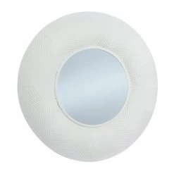 Best reviews of 👍 Grayson Lane 35-in x 35-in Round White Bohemian Framed Wall Mirror 🥰 -GRAYSON LANE Sales 2022 330940895 AlternateImage5 l