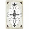 Best Pirce 😉 Grayson Lane 42-in x 26-in Cream Wooden Rustic Ornamental Wall Decor 🤩