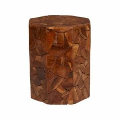 Best reviews of 👏 Grayson Lane 13-in x 17-in Brown Wood Octagon Accent Table 🌟