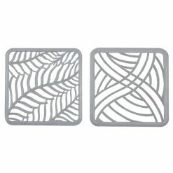 Discount 🤩 Grayson Lane 24-in x 24-in Grey Wooden Eclectic Abstract Wall Decor - Set of 2 ✨