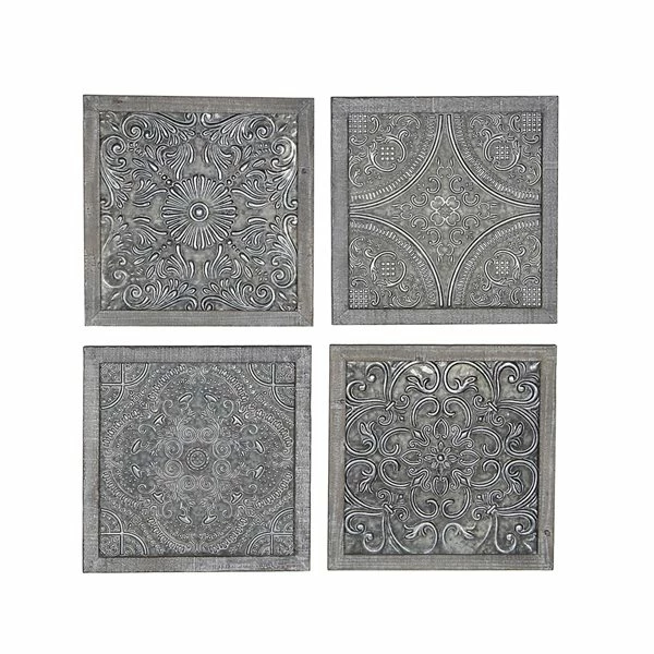 Buy π Grayson Lane 18-in x 18-in Farmhouse Wall Decor in Brown Metal - Set of 4 β 1 Buy π Grayson Lane 18-in x 18-in Farmhouse Wall Decor in Brown Metal - Set of 4 β