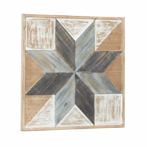 Coupon ๐งจ Grayson Lane Farmhouse Abstract 31-in x 31-in Multicoloured Wooden Wall Decor ๐ฏ 5 Coupon ๐งจ Grayson Lane Farmhouse Abstract 31-in x 31-in Multicoloured Wooden Wall Decor ๐ฏ - Image 5