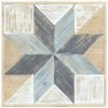 Coupon 🧨 Grayson Lane Farmhouse Abstract 31-in x 31-in Multicoloured Wooden Wall Decor 💯