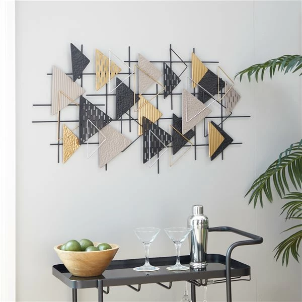 Coupon ๐ฅ Grayson Lane 21-in x 42-in x 2-in Black Metal Contemporary Wall Decor ๐ 2 Coupon ๐ฅ Grayson Lane 21-in x 42-in x 2-in Black Metal Contemporary Wall Decor ๐ - Image 2