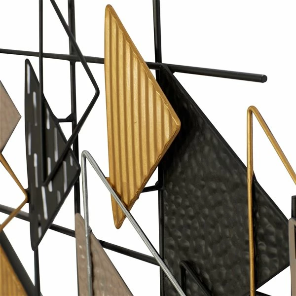 Coupon ๐ฅ Grayson Lane 21-in x 42-in x 2-in Black Metal Contemporary Wall Decor ๐ 3 Coupon ๐ฅ Grayson Lane 21-in x 42-in x 2-in Black Metal Contemporary Wall Decor ๐ - Image 3