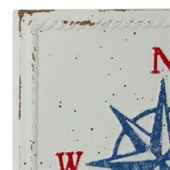 Buy 🎉 Grayson Lane 12-in x 12-in White Metal Coastal Wall Decor - Set of 2 ❤️ -GRAYSON LANE Sales 2022 330940949 AlternateImage6 l