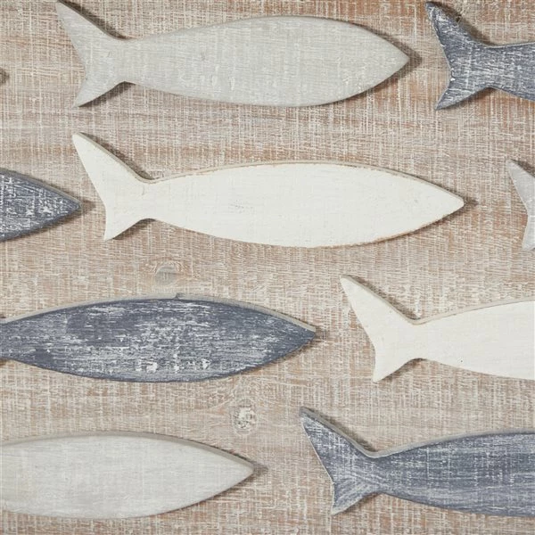 Budget 👍 Grayson Lane 13-in x 42-in Grey Wooden Coastal Fish Wall Decor ⌛ 4 Budget 👍 Grayson Lane 13-in x 42-in Grey Wooden Coastal Fish Wall Decor ⌛ - Image 4