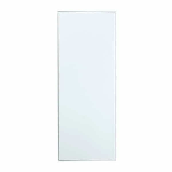 Coupon 🎉 Grayson Lane 36-in x 14-in Rectangle White Contemporary Framed Wall Mirror 🥰 1 Coupon 🎉 Grayson Lane 36-in x 14-in Rectangle White Contemporary Framed Wall Mirror 🥰
