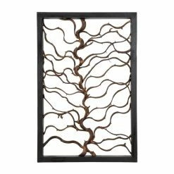 Best reviews of 🥰 Grayson Lane 36-in x 24-in Black Teak Wooden Rustic Wall Decor 🤩 -GRAYSON LANE Sales 2022 330940986 AlternateImage7 l