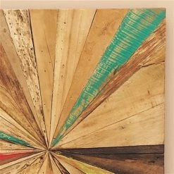 Best Sale 🔥 Grayson Lane 18-in x 39-in Brown Teak Wooden Rustic Abstract Wall Decor 🔔 -GRAYSON LANE Sales 2022 330940987 AlternateImage5 l