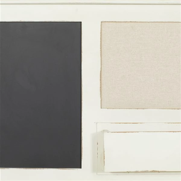 Brand new ❤️ Grayson Lane 24-in x 28-in White Wooden Farmhouse Abstract Wall Decor 😉 3 Brand new ❤️ Grayson Lane 24-in x 28-in White Wooden Farmhouse Abstract Wall Decor 😉 - Image 3