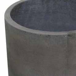 Coupon 👏 Grayson Lane 9.90-in x 13.05-in Grey Ceramic Planters - Set of 2 🔔 -GRAYSON LANE Sales 2022 330940995 AlternateImage3 l