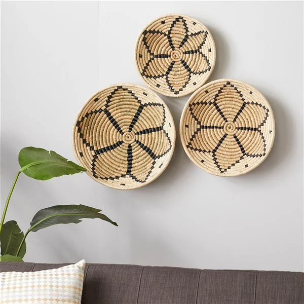 Hot Sale 🌟 Grayson Lane 20-in x 18-in x 15-in Brown Wooden Boho Style Wall Decor - Set of 3 ✨ 2 Hot Sale 🌟 Grayson Lane 20-in x 18-in x 15-in Brown Wooden Boho Style Wall Decor - Set of 3 ✨ - Image 2