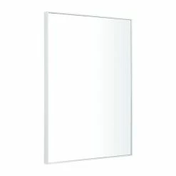 Hot Sale 🎉 Grayson Lane 24-in x 18-in Rectangle White Contemporary Framed Wall Mirror ✔️ -GRAYSON LANE Sales 2022 330941002 AlternateImage5 l
