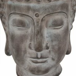 Promo 😀 Grayson Lane 13.25-in x 16.25-in Grey Ceramic Planter ⭐ -GRAYSON LANE Sales 2022 330941013 AlternateImage4 l