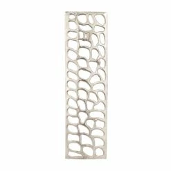 New 🛒 Grayson Lane 9-in x 32-in Silver Aluminum Modern Abstract Wall Decor - Set of 2 🔥 -GRAYSON LANE Sales 2022 330941015 AlternateImage8 l