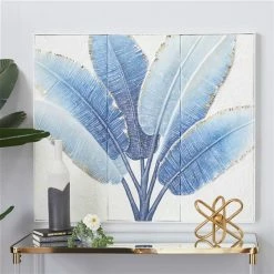 Promo ⌛ Grayson Lane 37-in x 43-in Blue Metal Coastal Style Wall Decor 🤩 -GRAYSON LANE Sales 2022 330941017 AlternateImage2 l