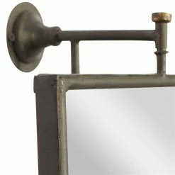 Wholesale ⌛ Grayson Lane 28-in x 14-in Rectangle Black Industrial Framed Wall Mirror ⭐ -GRAYSON LANE Sales 2022 330941029 AlternateImage3 l