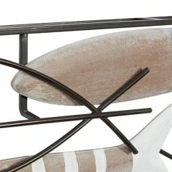 Hot Sale 🧨 Grayson Lane 21-in x 39-in x 2-in Black Metal Coastal Wall Decor 🥰 -GRAYSON LANE Sales 2022 330941036 AlternateImage5 l