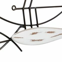 Hot Sale 🧨 Grayson Lane 21-in x 39-in x 2-in Black Metal Coastal Wall Decor 🥰 -GRAYSON LANE Sales 2022 330941036 AlternateImage6 l