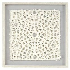 Best Sale ✔️ Grayson Lane 24-in x 24-in Gold Wooden Natural Shadow Box Art ✔️