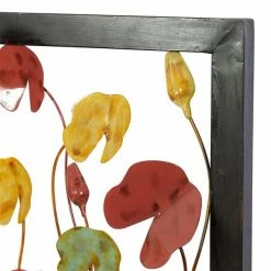 Hot Sale ❤️ Grayson Lane 30-in x 14-in Multicoloured Metal Traditional Floral Wall Decor - Set of 2 ❤️ -GRAYSON LANE Sales 2022 330941047 AlternateImage5 l