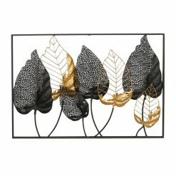 Budget 🎁 Grayson Lane 26-in x 38-in x 3-in Black Metal Contemporary Wall Decor 🔔