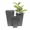 Discount 💯 Grayson Lane 15-in x 25-in Black Metal Planters - Set of 3 🧨