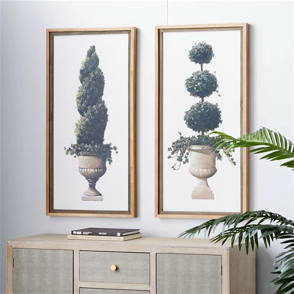 Best reviews of ๐งจ Grayson Lane 20-in x 40-in Brown Wood Framed Traditional Floral Wall Art - Set of 2 ๐ 2 Best reviews of ๐งจ Grayson Lane 20-in x 40-in Brown Wood Framed Traditional Floral Wall Art - Set of 2 ๐ - Image 2