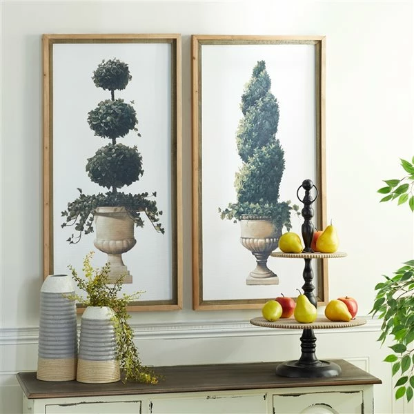 Best reviews of ๐งจ Grayson Lane 20-in x 40-in Brown Wood Framed Traditional Floral Wall Art - Set of 2 ๐ 3 Best reviews of ๐งจ Grayson Lane 20-in x 40-in Brown Wood Framed Traditional Floral Wall Art - Set of 2 ๐ - Image 3