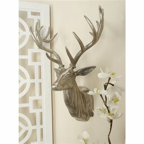 Deals 👍 Grayson Lane 17-in x 23-in Silver Aluminum Eclectic Wall Decor 😀 2 Deals 👍 Grayson Lane 17-in x 23-in Silver Aluminum Eclectic Wall Decor 😀 - Image 2