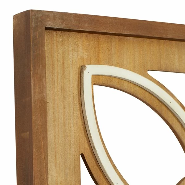 Wholesale ๐ Grayson Lane 16-in x 18-in Brown Wooden Farmhouse Wall Decor - Set of 2 ๐งจ 3 Wholesale ๐ Grayson Lane 16-in x 18-in Brown Wooden Farmhouse Wall Decor - Set of 2 ๐งจ - Image 3