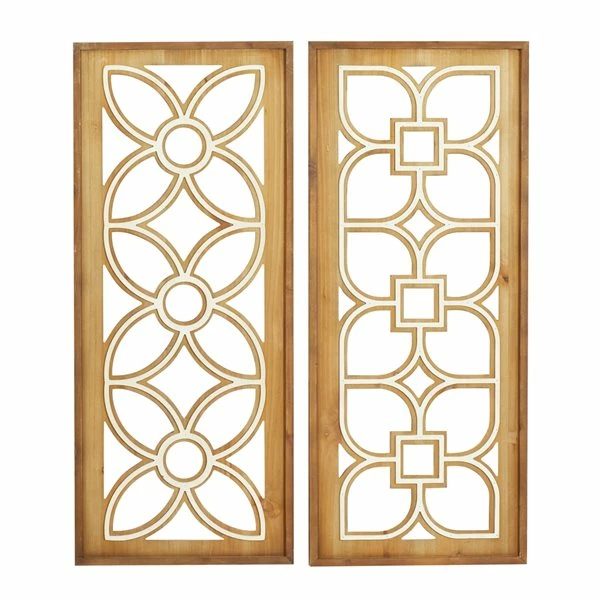 Wholesale ๐ Grayson Lane 16-in x 18-in Brown Wooden Farmhouse Wall Decor - Set of 2 ๐งจ 1 Wholesale ๐ Grayson Lane 16-in x 18-in Brown Wooden Farmhouse Wall Decor - Set of 2 ๐งจ