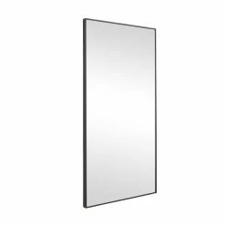 Cheap ❤️ Grayson Lane 36-in x 18-in Rectangle Black Contemporary Framed Wall Mirror ✨ -GRAYSON LANE Sales 2022 330941076 AlternateImage5 l