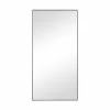 Cheap ❤️ Grayson Lane 36-in x 18-in Rectangle Black Contemporary Framed Wall Mirror ✨